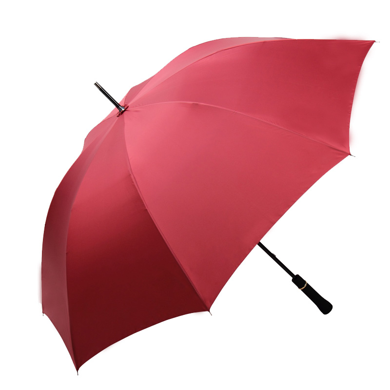 Rich Maroon Color Promotional Fiber Umbrella
